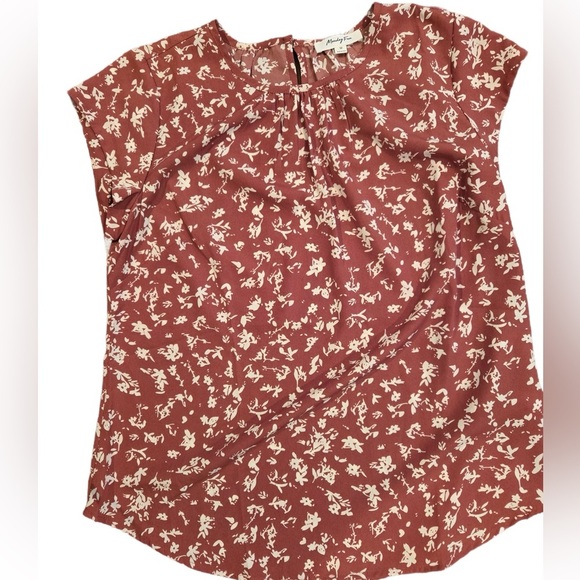 Floral Print Blouse NWOT  Size M - Picture 3 of 6